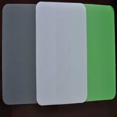 Grey Corona PP Corflute Sheet 5mm Papan Plastik Bergelombang