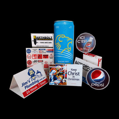 Recyclable Corflute Roster Sign 2mm-5mm Full Colour Spot Printing