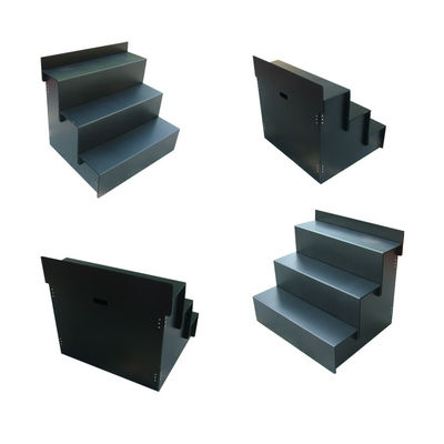 Corrugated Plastic Floral Display Stand 3 Step 4 Step For Flower Shop