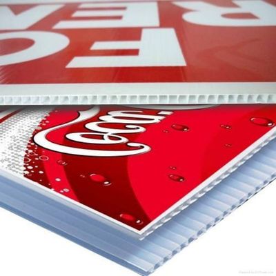 3mm Real Estate Corflute Signs UV Resistance Corrugated Plastic Core Board