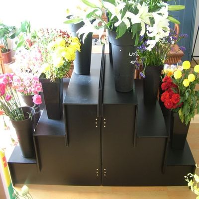Stand Tampilan Bunga Ringan PP Corrugated Coroplast Flower Bouquet Display Stand