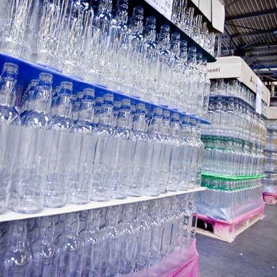 Bantalan Lapisan Plastik Bergelombang Merah Corflute Pembagi Botol Plastik Polypropylene