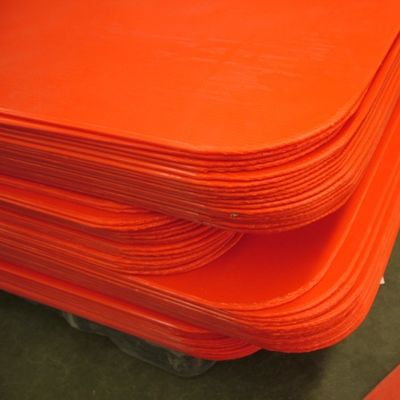 Bantalan Lapisan Plastik Bergelombang Merah Corflute Pembagi Botol Plastik Polypropylene