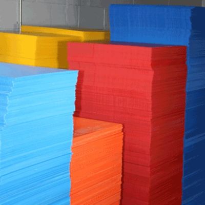 Twin Wall Fluted Pallet Layer Pads 3mm 4mm Layer Pad Pallet Sheets Biru