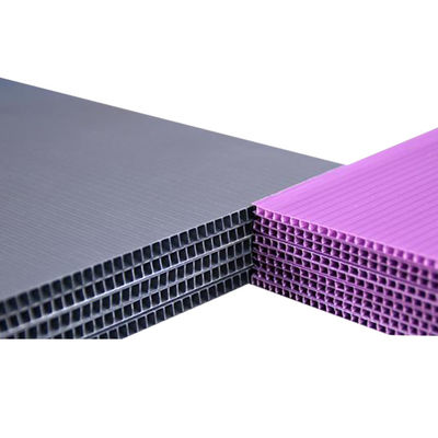 6mm 8mm Putih Coroplast Lembar Pengobatan Corona Papan PP Bergelombang
