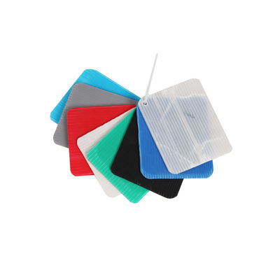 Eco 2mm PP Lembaran Plastik Bergelombang Lembar Coroplast Tahan Air Tidak Beracun