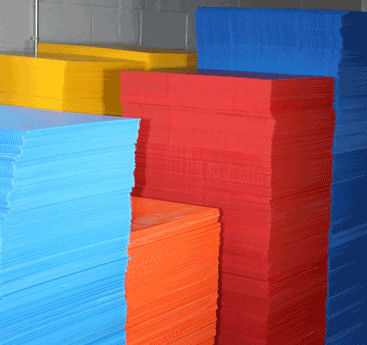 Tahan Api 3mm 4mm Lembaran Plastik Bergelombang PP Corflute Protection Sheet