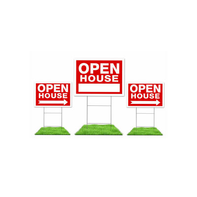 Halaman Plastik Bergelombang Shockproof Sign 18 X 24 Coroplast Sign Blanks