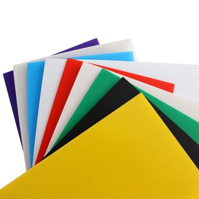 Panel Proyek 3mm White Corflute Board Waterproofing Correx Sheeting