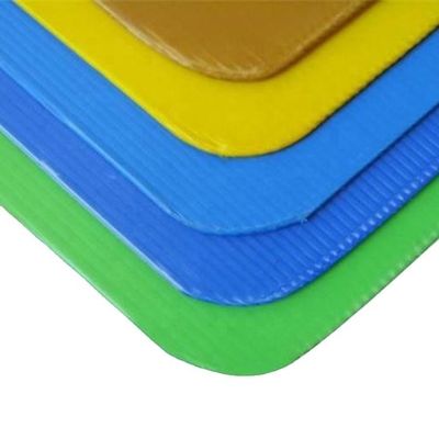 3mm 4mm Bantalan Lapisan Plastik Bergelombang PP Lapisan Pad Hijau Tahan Air