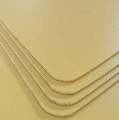 Grey 5mm Coroplast Bottle Layer Pad 1200 * 1000mm PP Plastik Bergelombang