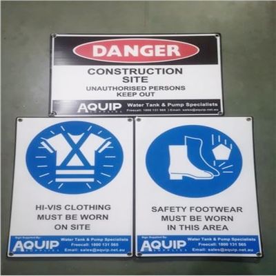 Mencetak 3mm Corflute Signs Corflute Poster Untuk Tempat Umum