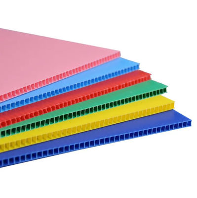 1.5-12mm Coroplast PP Hollow Sheet Polypropylene Hollow Board Untuk Tinta Cat