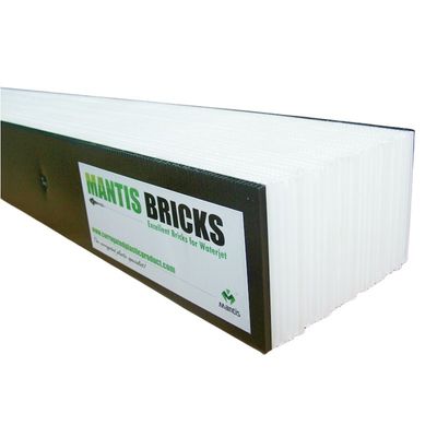 Daur Ulang Co Polymer Waterjet Cutting Bricks Daya Tahan Mudah Diubah