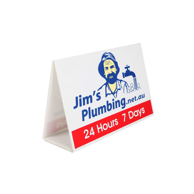 Versatile customizable Roster Sign terbuat dari plastik bergelombang tersedia dalam berbagai ukuran warna dan ketebalan untuk profesional