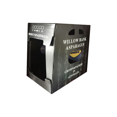 Kotak kemasan sayur-sayuran yang terbuat dari plastik bergelombang polipropilena yang menawarkan ketahanan yang sangat baik terhadap kelembaban dan hama