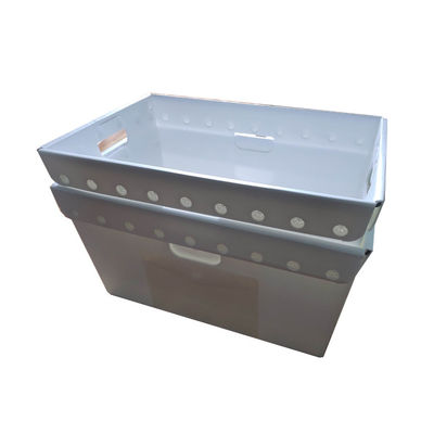 Polypropylene Corrugated Plastic Mail Tote Disesuaikan Lipat Waterproof
