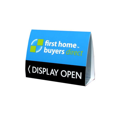 PP Roster Sign Corrugated Plastic Sign Waterproof Corflute Disesuaikan