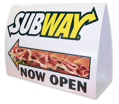 PP Roster Sign Corrugated Plastic Sign Waterproof Corflute Disesuaikan