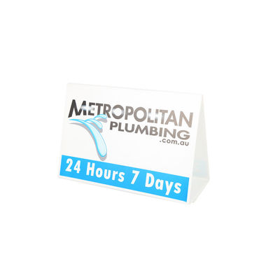 PP Corflute Roster Sign Corrugated Plastic Sign Disesuaikan Lipat