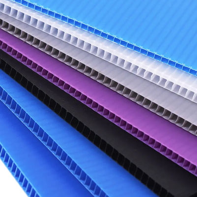 PP Corrugated Plastic Protection Sheet Corflute Board Untuk Iklan Disesuaikan