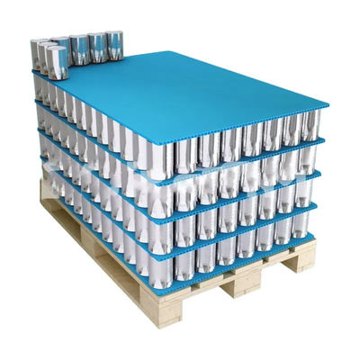 PP bergelombang Plastik Lapisan Pad Polypropylene Corflute Botol Palet