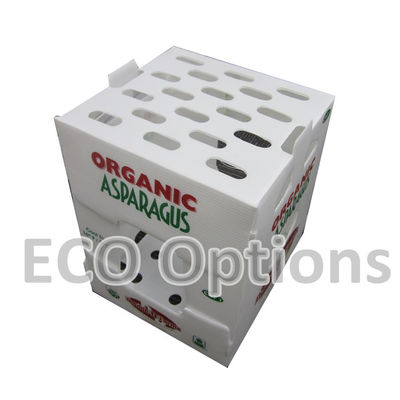 Daur Ulang PP Kotak Plastik Bergelombang Kotak Kemasan Coroplast Custom Foldable ECO